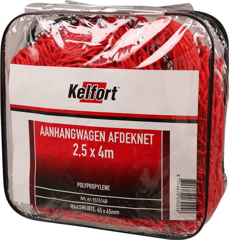 veiligheidsnet aanhanger polypropyleen