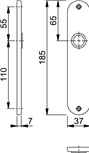 kortschild aluminium f1 hoppe-2