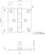 kogellagerscharnier zwart intersteel-4