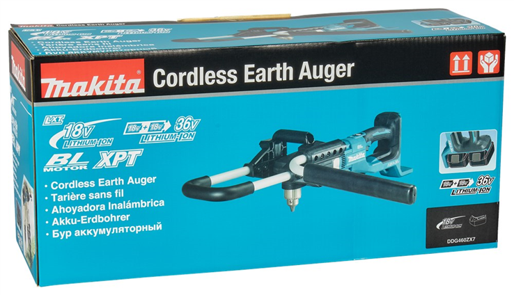 accu grondboormachine makita