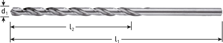 spiraalboor hss-g cilindrisch rotec