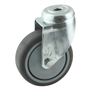 zwenkwiel grijs rubber met gat-2