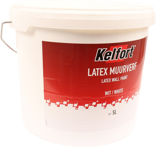 Muurverf Mat Wit Kelfort - LATEX 5L RAL9003