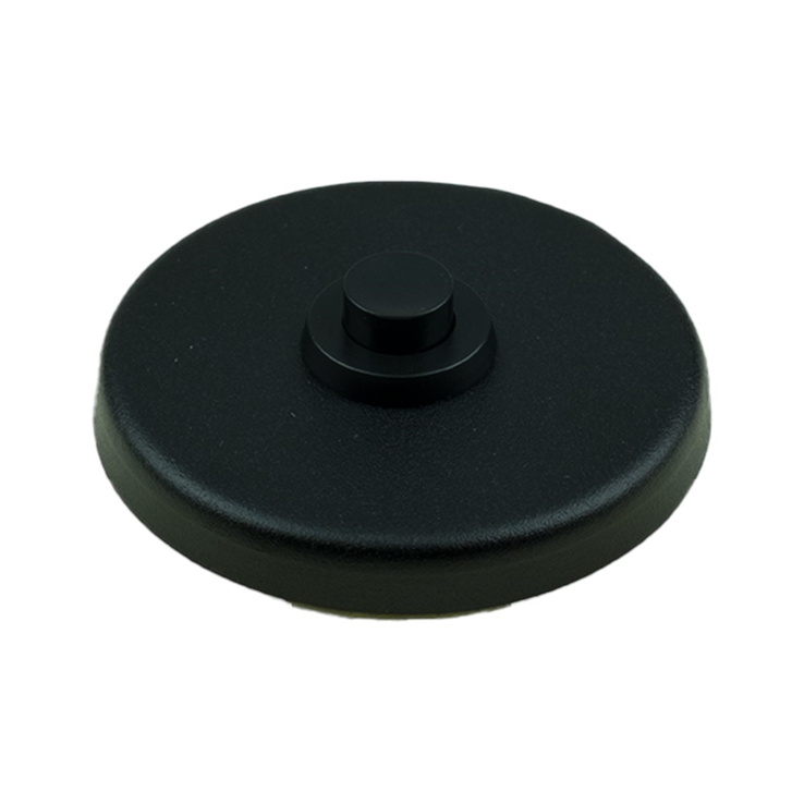 beldrukker aluminium mat zwart oxloc