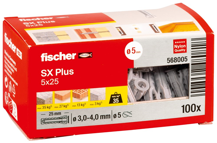 plug nylon fischer