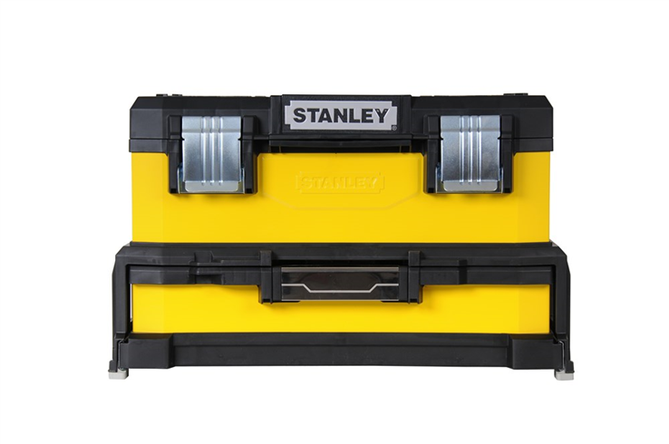gereedschapskist geel/zwart stanley