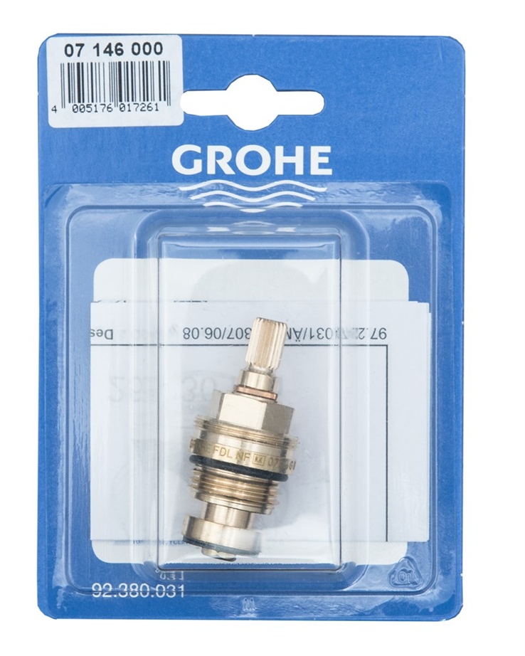 kraanbovenstuk messing grohe