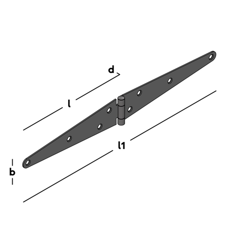 staartheng zwart epz