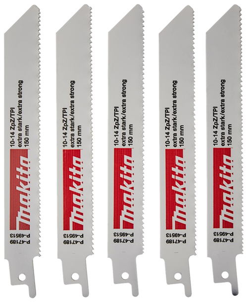 Reciprozaagblad Makita For Wood/Metal - P-49513 150MM SET à 5 STUKS