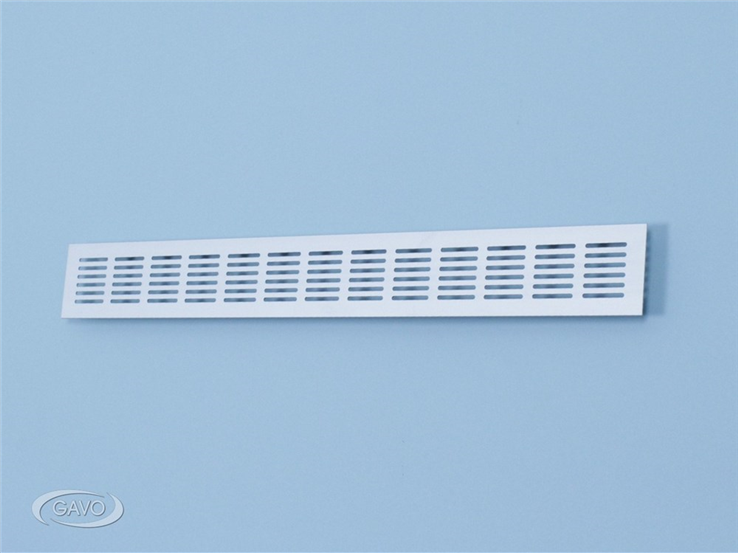 ventilatiestrip aluminium wit