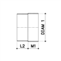 verbindingsmof pvc grijs hwa-4