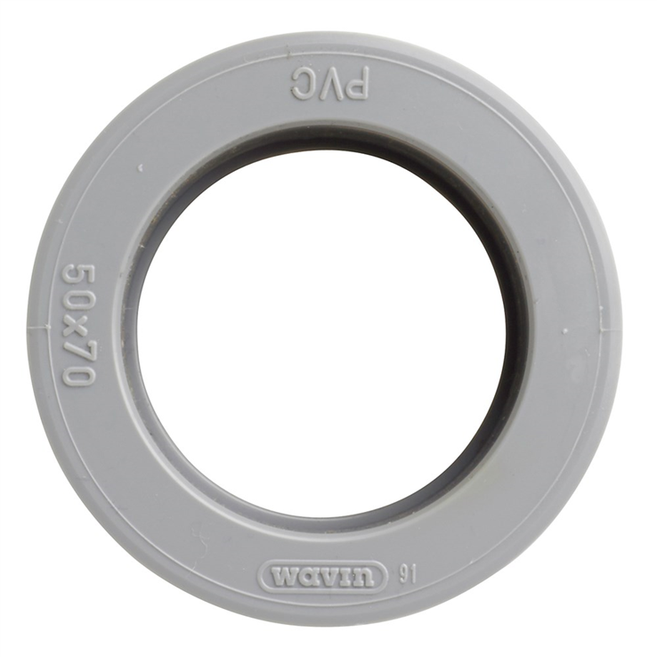 verloopring centrisch pvc grijs rwa