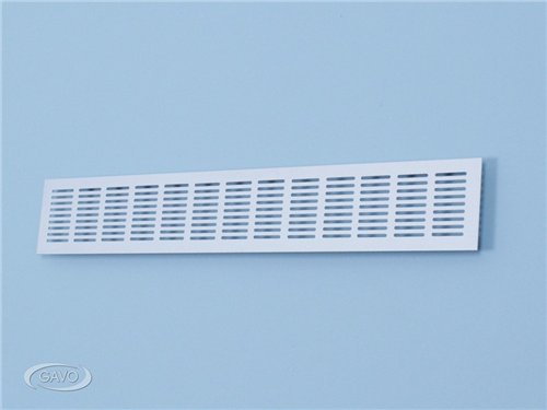 Ventilatiestrip Aluminium Wit - 400X 80MM (BXH) RAL 9010