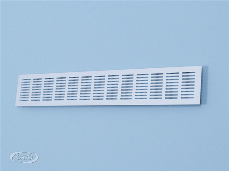 ventilatiestrip aluminium zwart