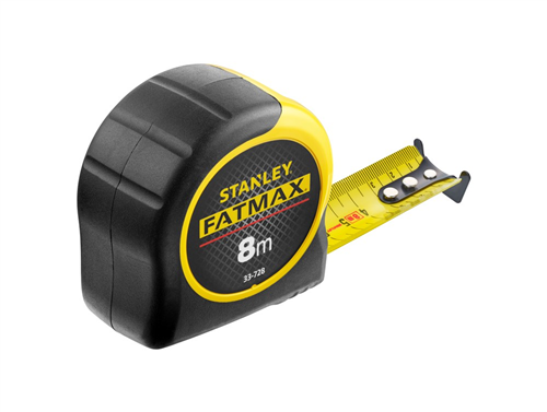 Rolbandmaat Stanley Fatmax - BLADE ARMOR  8M 32MM ZWART