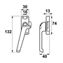 raamsluiting aluminium f1 axa-7