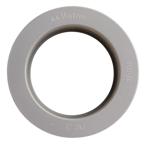 Verloop Pvc Grijs Hwa/Rwa -  70X100MM