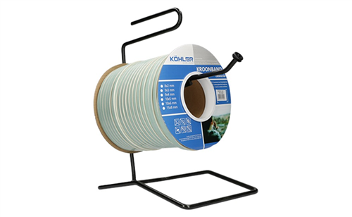 Kroonband Epdm Celrubber Kowo - 9X4MM 125M WIT