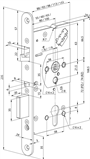 solenoidslot enkelzijdig zelfv.abloy-5