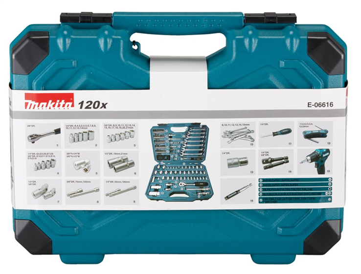 handgereedschapset makita