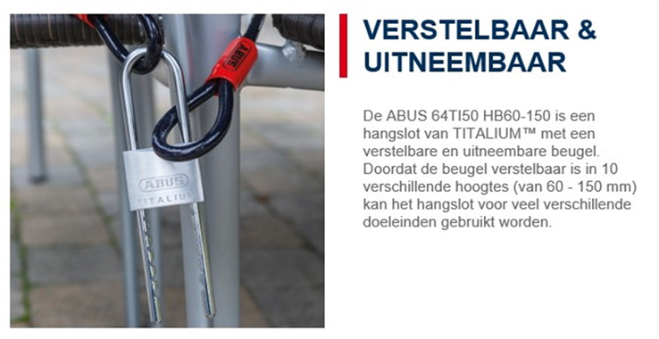 hangslot titalium abus
