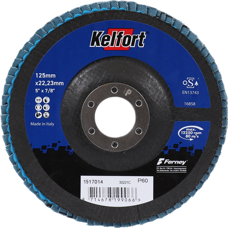 lamellenslijpschijf schuin kelfort