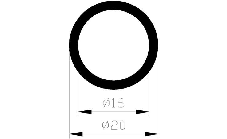 buis rond aluminium brute