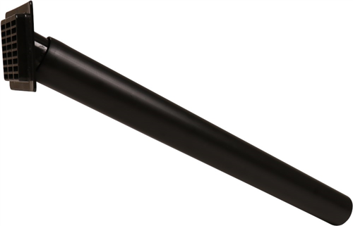 Vloerventilatiekoker Renovatie Kelfort - 550X 50MM ZWART