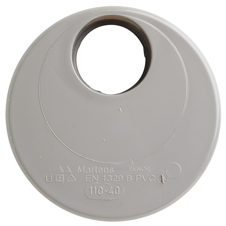 verloopring excentrisch pvc grijs rwa