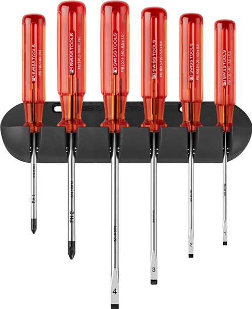 Schroevendraaierset Pb Swiss Tools - PB 244 6-DELIG SL1/2/3/4/PH1/2