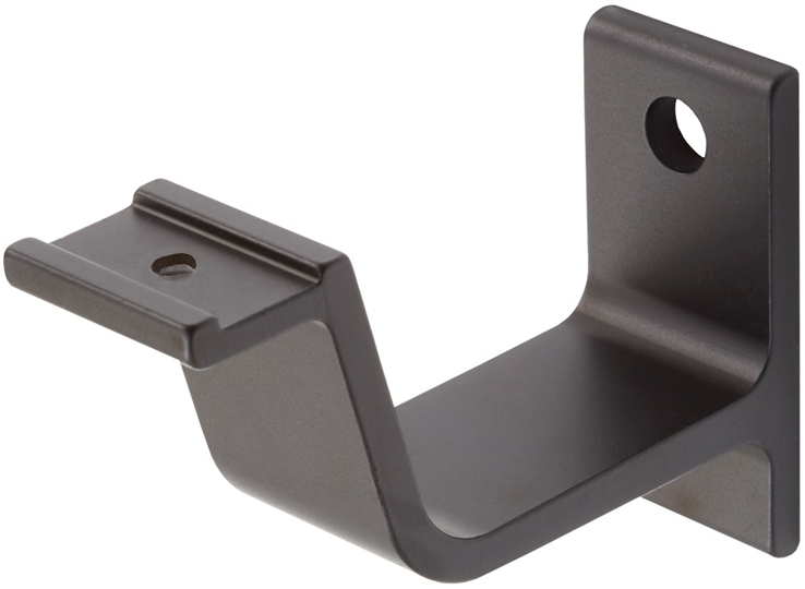 leuninghouder aluminium matzwart hermeta