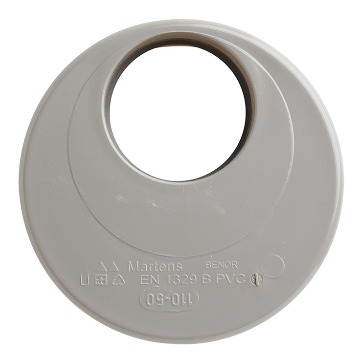 verloopring excentrisch pvc grijs rwa