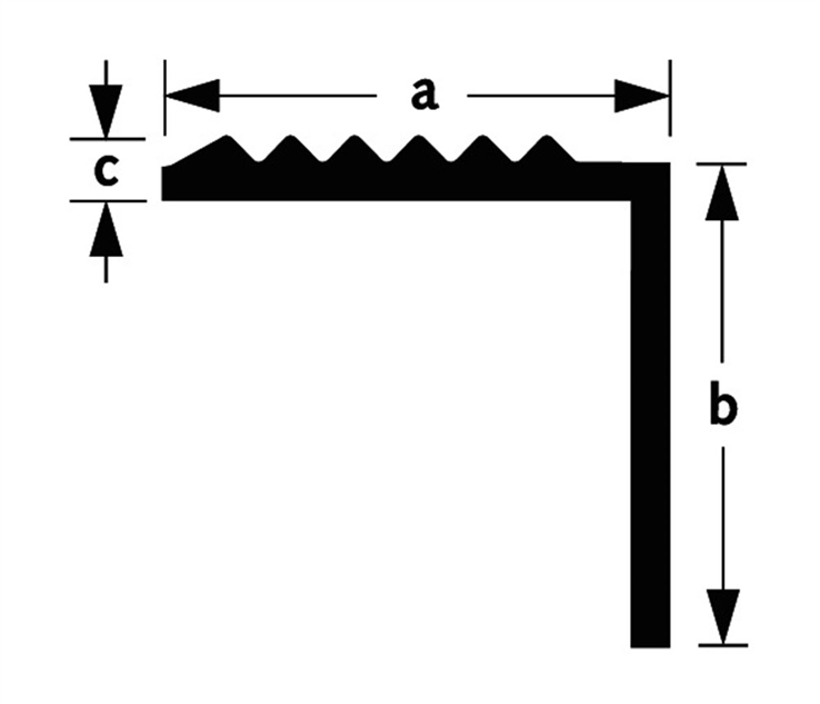 trapkantprofiel aluminium