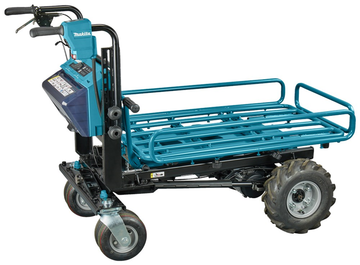 accu kruiwagen met rek makita