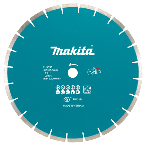 Diamantzaagblad Nat/Droog Makita - 355X25.40X2.8MM