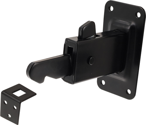 Deurvastzetter Verzinkt Zwart Oxloc - WANDMODEL 230X60X160MM (LxBxH)