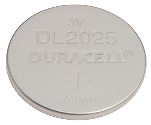 Batterij Knoopcel Duracell - CR2025 3V SET à 2 STUKS