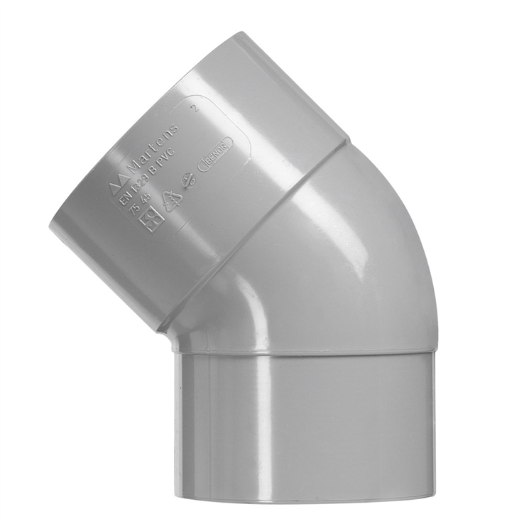 bocht pvc grijs rwa