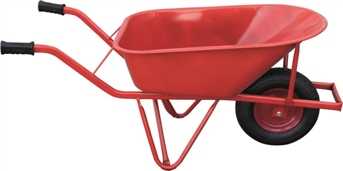 Kruiwagen Staal Kelfort - QUAD OVAAL ROOD 85L