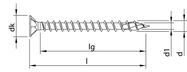 spaanplaatschroef rvs a2 heco