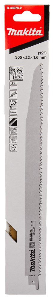 reciprozaagblad makita for wood/metal