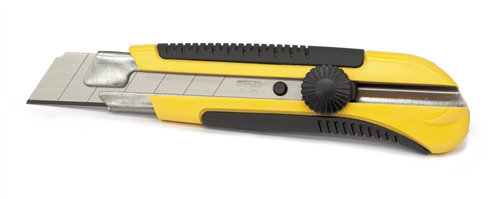 Afbreekmes Stanley - DYNAGRIP 25MM 180MM GEEL/ZWART