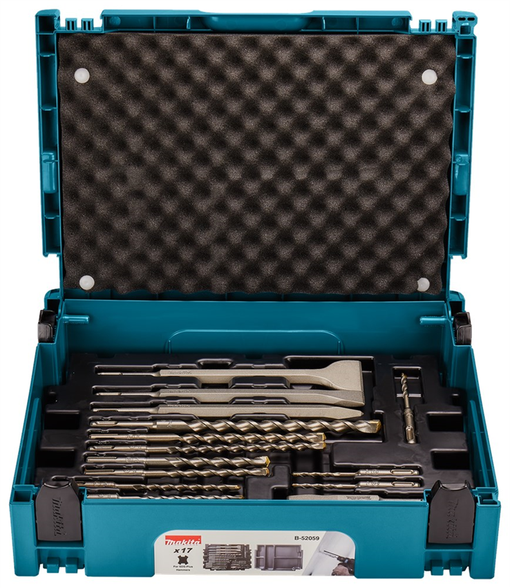 boor-/beitelset sds-plus makita