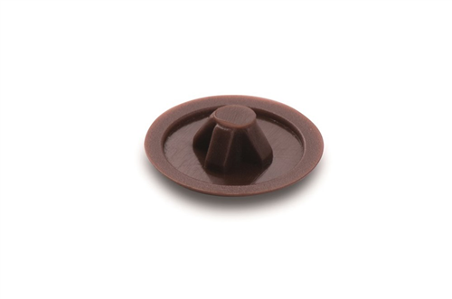 Afdekkap Kunststof Heco - Ø12MM ZWART RAL 9005