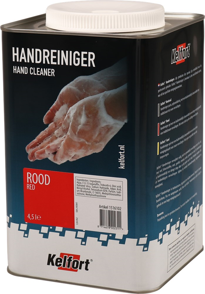 handreiniger met korrel kelfort