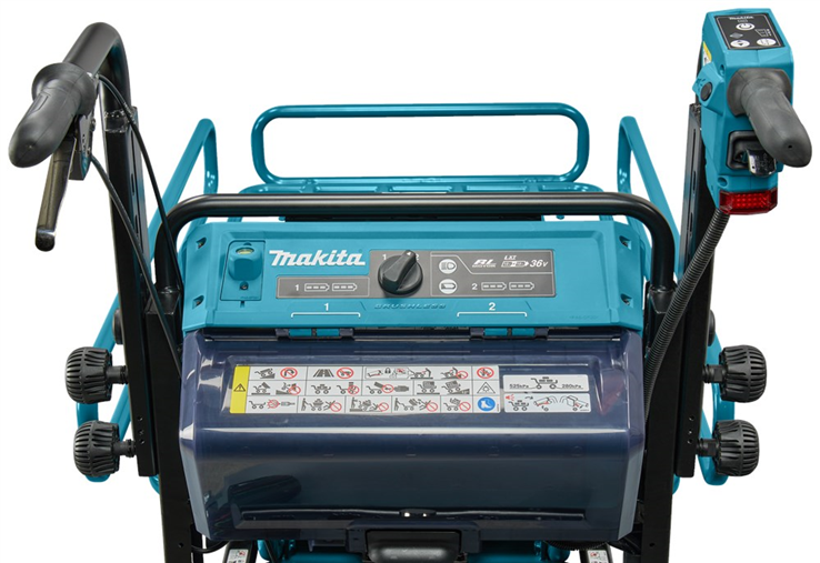 accu kruiwagen met rek makita