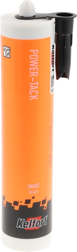 Lijmkit Kelfort - POWER-TACK 290ML ZWART