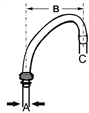 bovenuitloop draaibaar chroom grohe-3