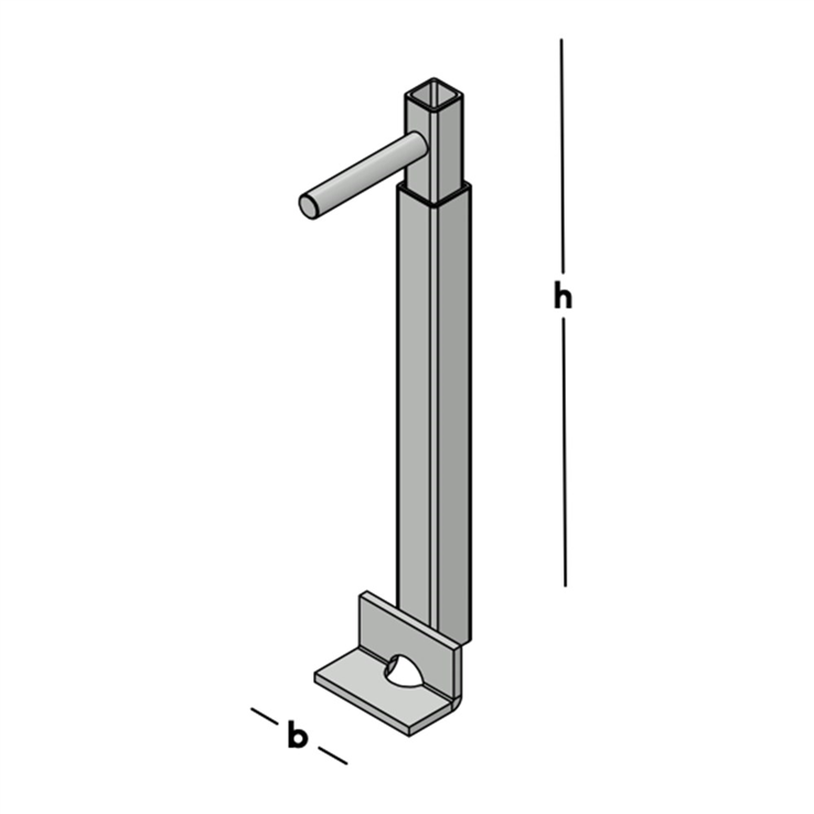 gevelklem verzinkt