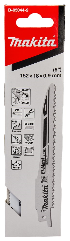 reciprozaagblad makita for wood/metal